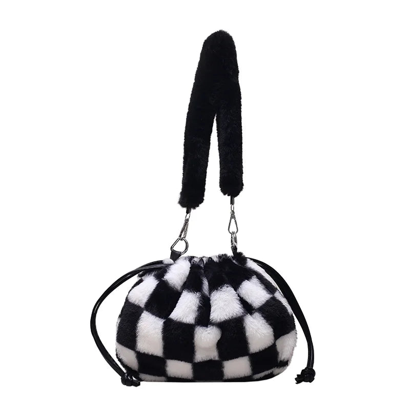 Fur Women's Shoulder Bag Crossbody Bag Hobos Handbag