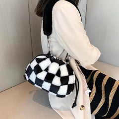 Fur Women's Shoulder Bag Crossbody Bag Hobos Handbag