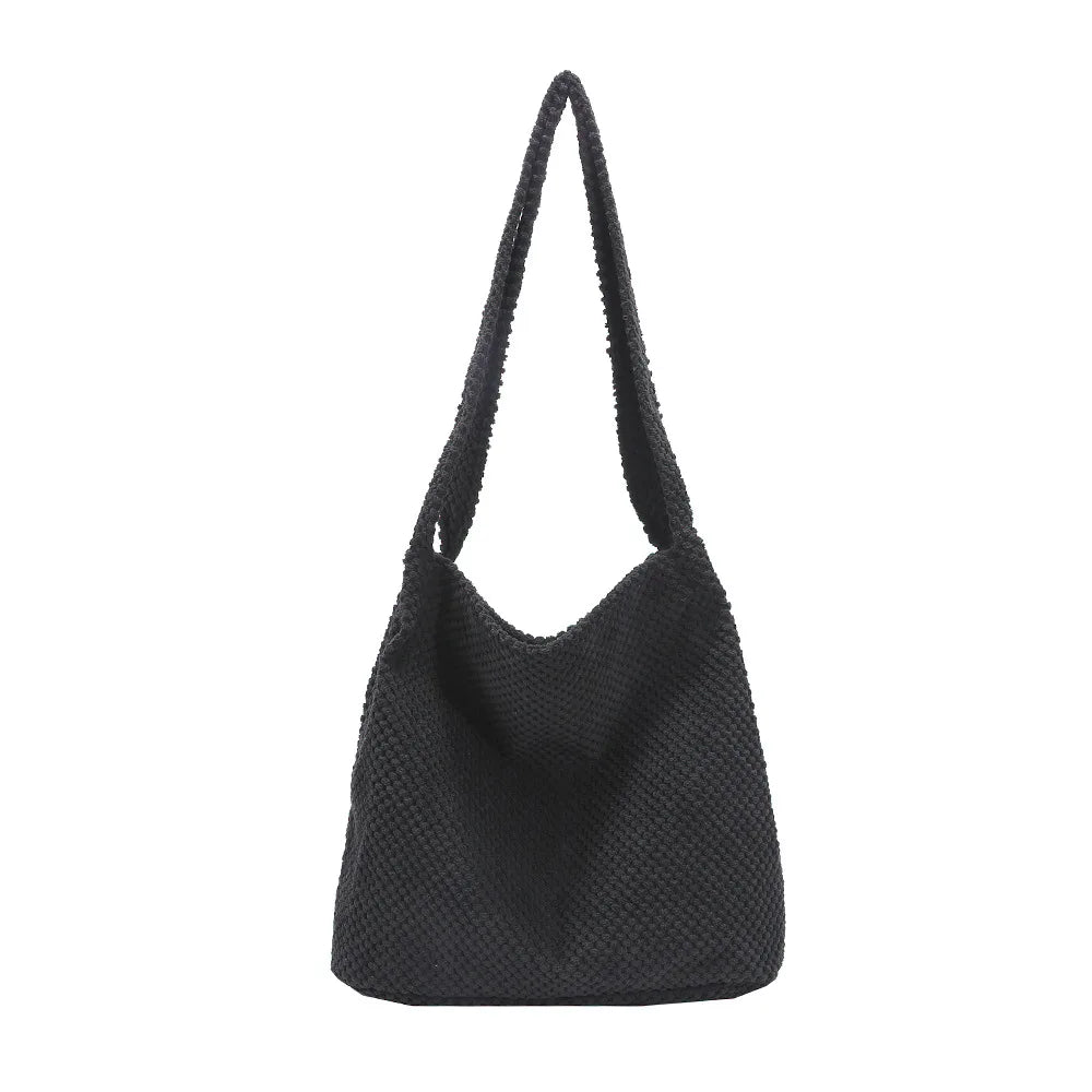 Knitting Women's Shoulder Bag Crossbody Bag Bucket Handbag