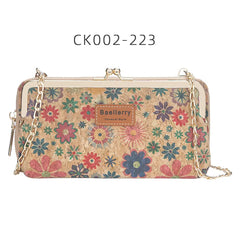 Wood Grain Handbag Women Shoulder Messenger Bag Crossbody Bag
