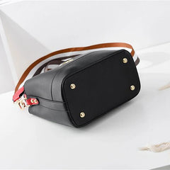 Single Shoulder Bags PU Leather Large Capacity Ladies Bucket Bags