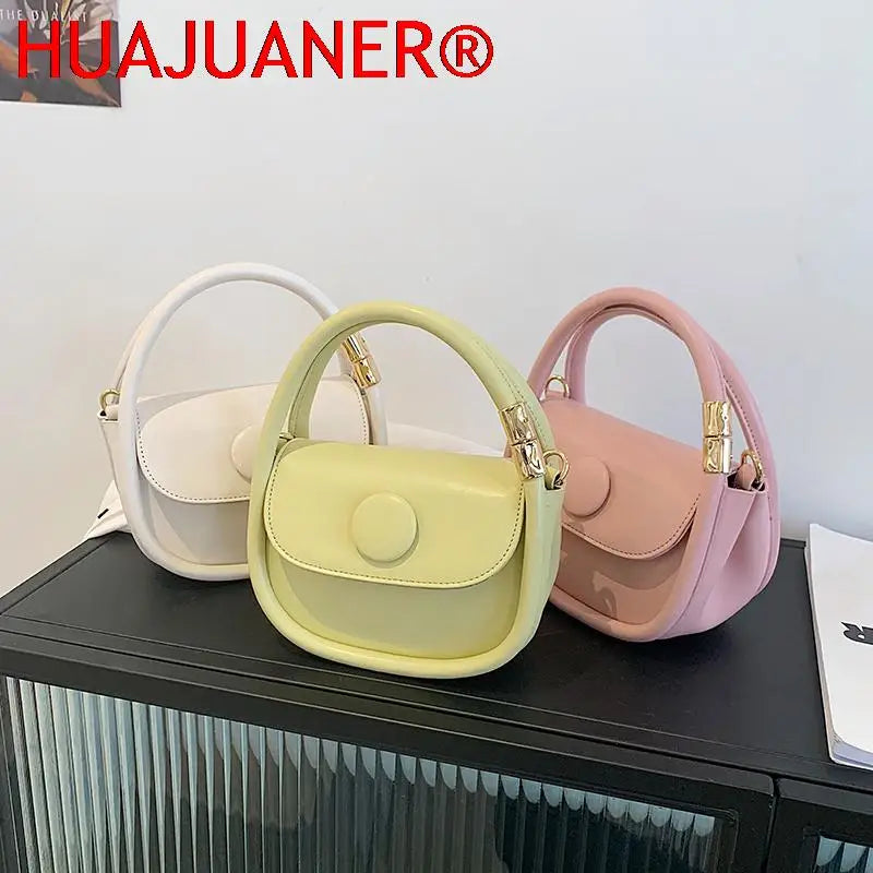 Women's Mini PU Leather Crossbody Bag Shoulder Tote Handbag Purse