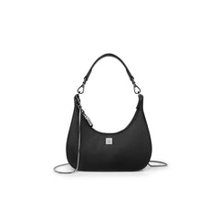 Nylon Crossbody Bag Half Moon Handbag