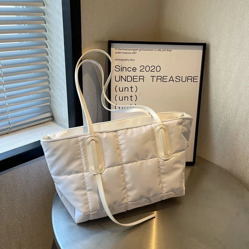Nylon Women's Shoulder Bag Crossbody Bag Large Flap Handbag