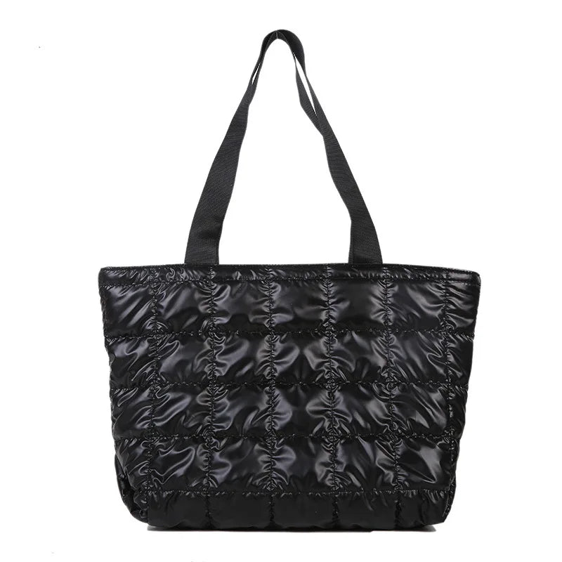 Nylon Women's Shoulder Bag Large Square Crossbody Bag