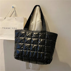 Nylon Women's Shoulder Bag Large Square Crossbody Bag