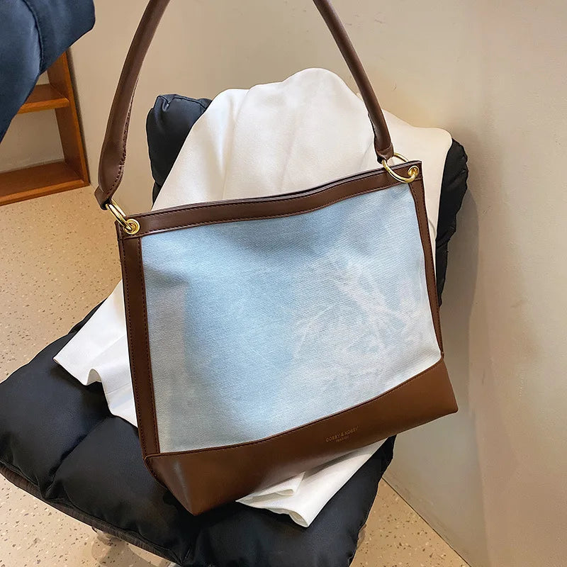 Women's Crossbody Bag Bucket Handbag