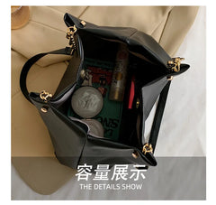 PU Leather Women's Shoulder Bag Chain Crossbody Bag Handbag