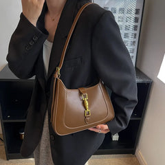 Women's Shoulder Bag Lock Crossbody Bag