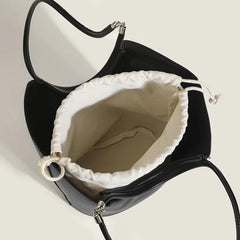 PU Leather Women's Shoulder Bag Crossbody Bucket Handbag