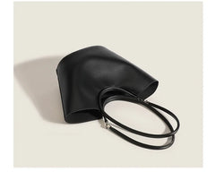 PU Leather Women's Shoulder Bag Crossbody Bucket Handbag
