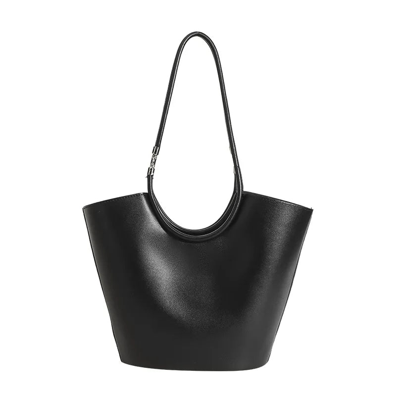 PU Leather Women's Shoulder Bag Crossbody Bucket Handbag