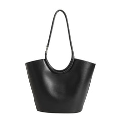 PU Leather Women's Shoulder Bag Crossbody Bucket Handbag