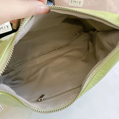PU Leather Women's Shoulder Bag Crossbody Bag Half Moon Handbag