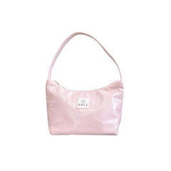 PU Leather Women's Shoulder Bag Crossbody Bag Half Moon Handbag