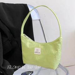 PU Leather Women's Shoulder Bag Crossbody Bag Half Moon Handbag