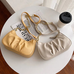 PU Leather Small Square Crossbody Bag for Women