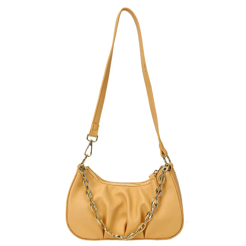 PU Leather Small Square Crossbody Bag for Women