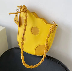 PU Leather Women's Shoulder Bag Tassel Crossbody Bag Handbag
