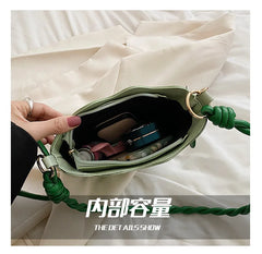 PU Leather Women's Shoulder Bag Tassel Crossbody Bag Handbag