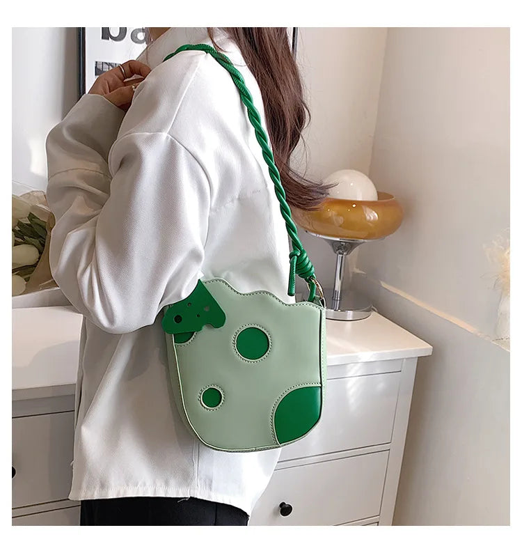 PU Leather Women's Shoulder Bag Tassel Crossbody Bag Handbag