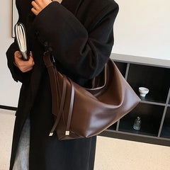 PU Leather Women's Shoulder Bag Fashion Tassel Crossbody Bag