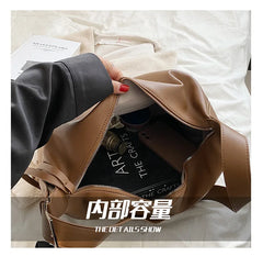 PU Leather Women's Shoulder Bag Fashion Tassel Crossbody Bag