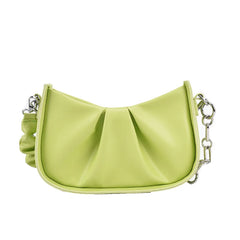 PU Leather Women's Shoulder Bag Retro Handbag Small Cloud Crossbody Bag