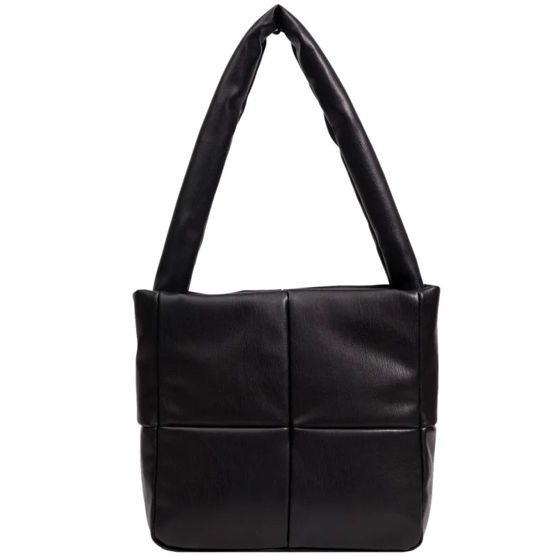 Plaid Quilted Women's Shoulder Bag Handbag Small Square Crossbody Bag