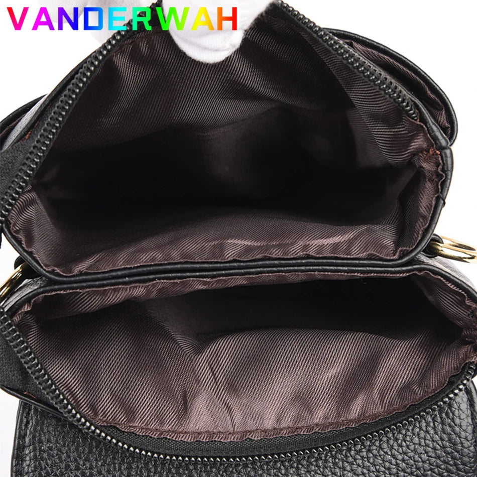Mini Crossbody Bags for Women High Leather Messenger Bags
