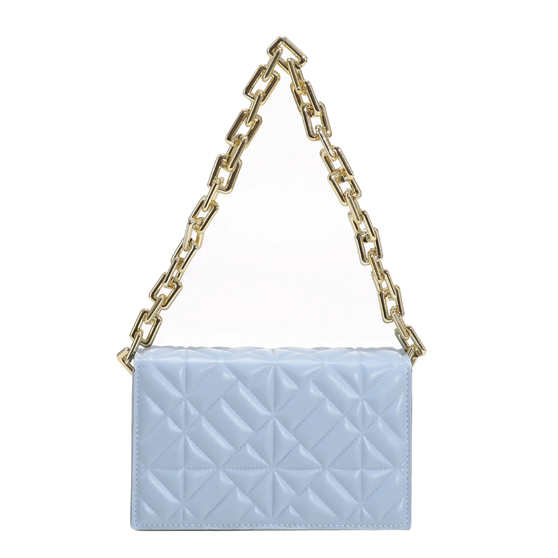 Plaid Quilted Women's Shoulder Bag Chain Crossbody Flap Handbag