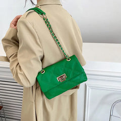 Quilted Women's Shoulder Bag Chain Crossbody Bag