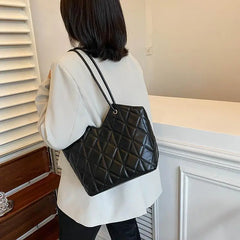 Plaid Quilted Women's Shoulder Bag Crossbody Handbag