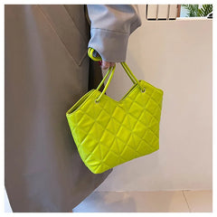 Plaid Quilted Women's Shoulder Bag Crossbody Handbag