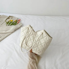 Plaid Quilted Women's Shoulder Bag Crossbody Handbag