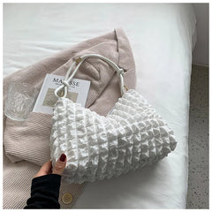 Polyester Women's Shoulder Bag Handbag Small Square Crossbody Bag