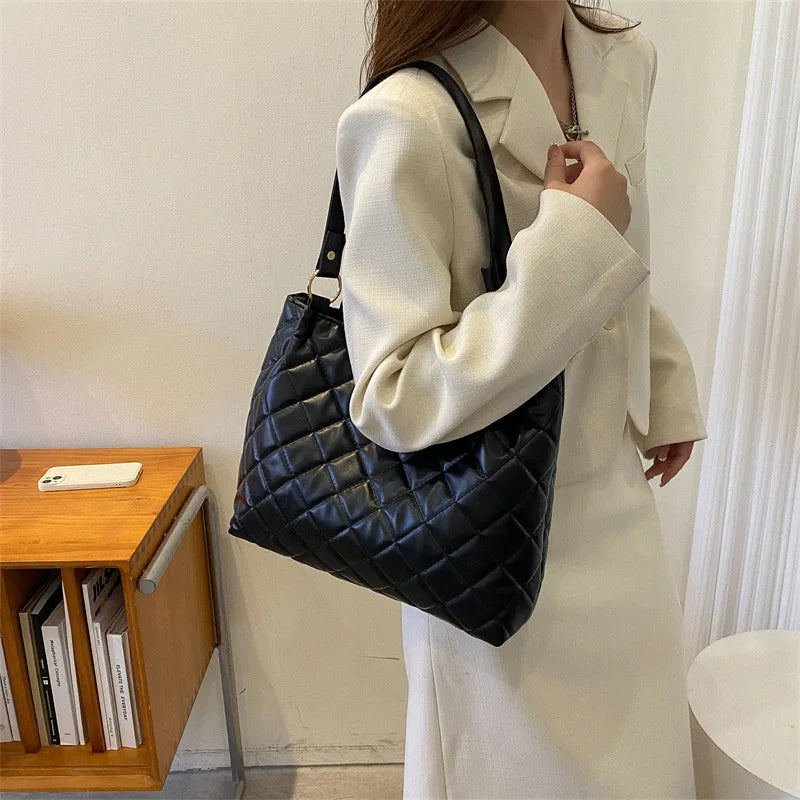 Quilted Padding Women's Shoulder Bag Crossbody Bag