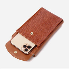Women's Small Crossbody Bag PU Leather Shoulder Purse Clutch Handbag