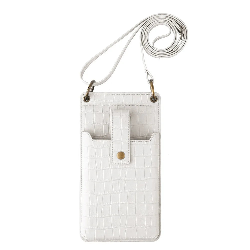Stone Pattern Mini Crossbody Messenger Bag for Women