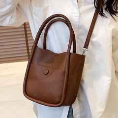 Pu Leather Tote Handbag For Women Ladies Crossbody Shoulder Bag