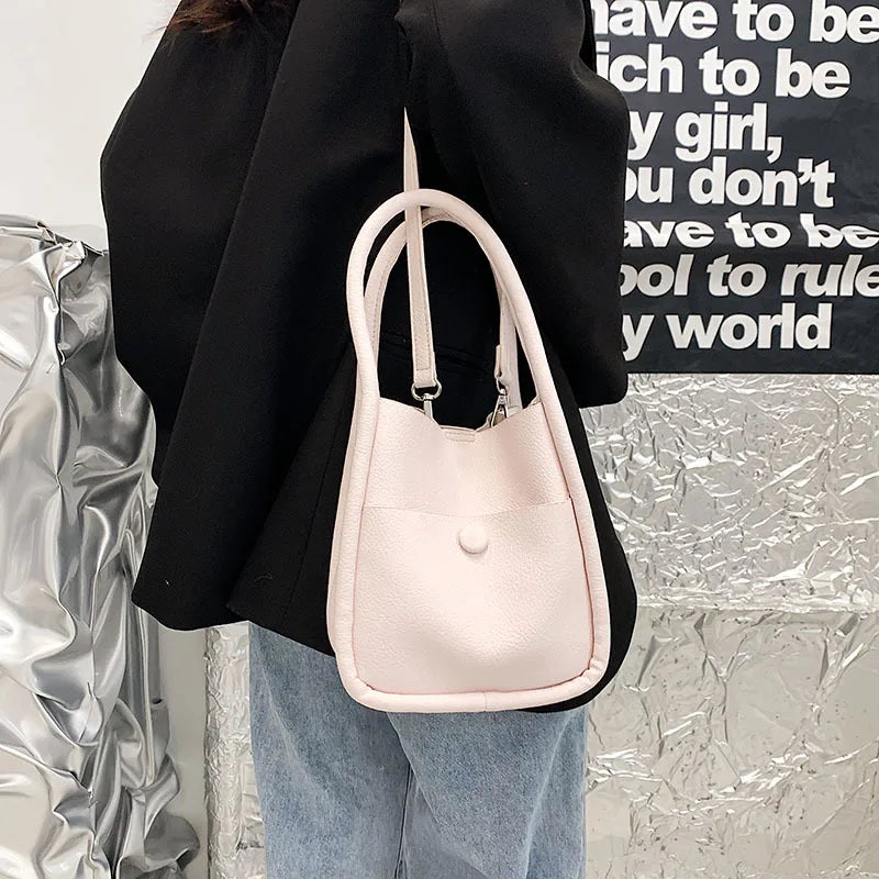 Pu Leather Tote Handbag For Women Ladies Crossbody Shoulder Bag