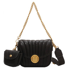 2 Pc Set Crossbody Bags For Women - Long Strap Satchel Lady Tote