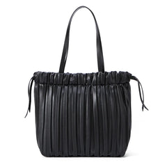Large Capacity Bucket Handbags PU Leather Women's Totes Bag