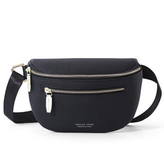 Women Waist Bag Pu Leather Chest Bag Female Fanny Pack Ladies Crossbody Shoulder
