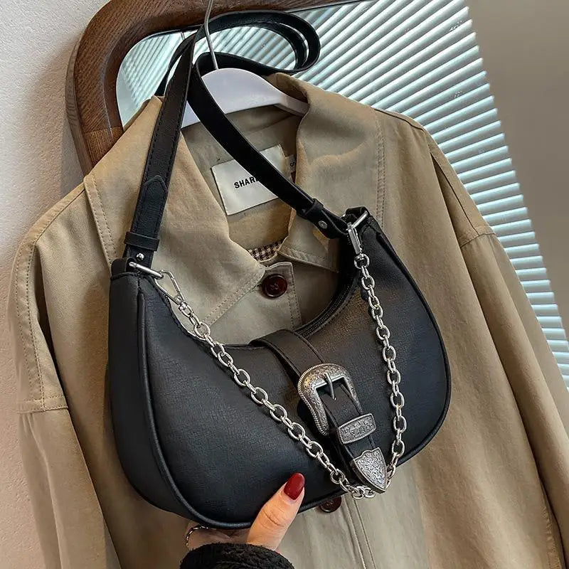 Women's Small Underarm Bag Shoulder Bags Pu Leather Crossbody Bag