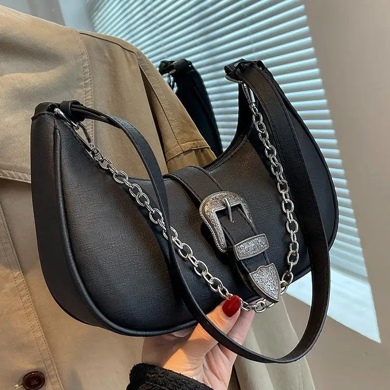Women's Small Underarm Bag Shoulder Bags Pu Leather Crossbody Bag