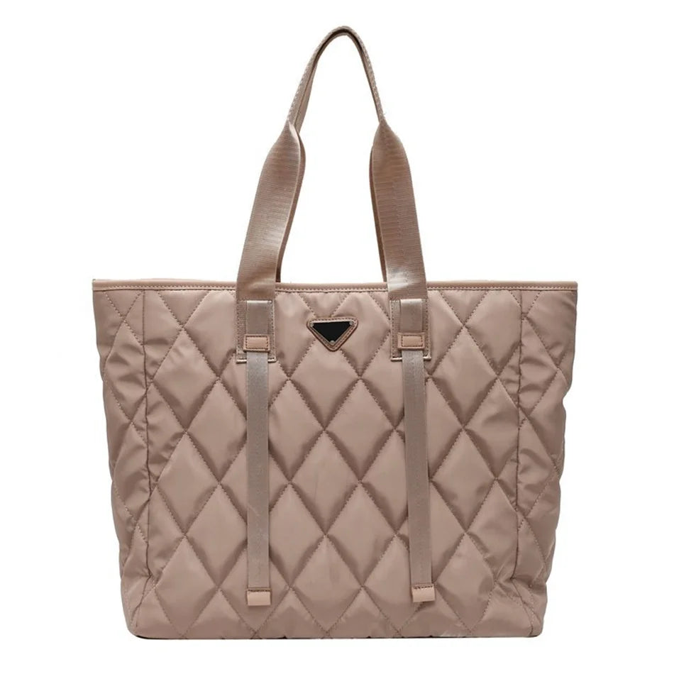 Women's Tote Bag High Nylon Handbag Autumn Winter Shoulder Bag