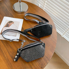 Diamond Waist Bags Chain Fanny pack Phone Pack Woman Shoulder Crossbody Chest Ba