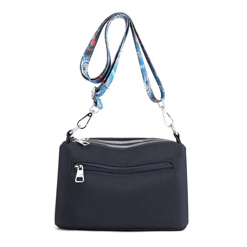Small Women's Crossbody Bag Nylon Girl Purse Phone Bag Daily Messenger Bag