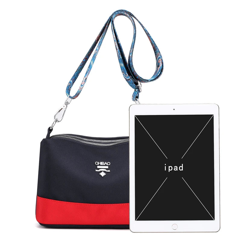 Small Women's Crossbody Bag Nylon Girl Purse Phone Bag Daily Messenger Bag